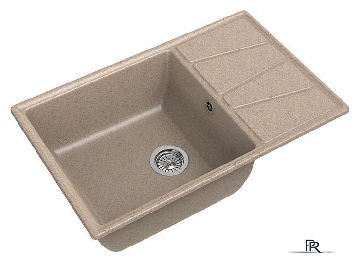Кухонная мойка GranFest GF-V-780L (песочный) - Изображение №1 — Интернет-магазин ПроЗаказ