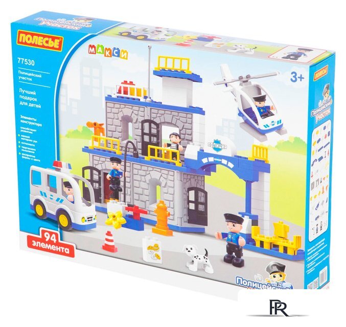Конструктор Полесье 77530 Полицейский участок - Изображение №1 — Интернет-магазин ПроЗаказ