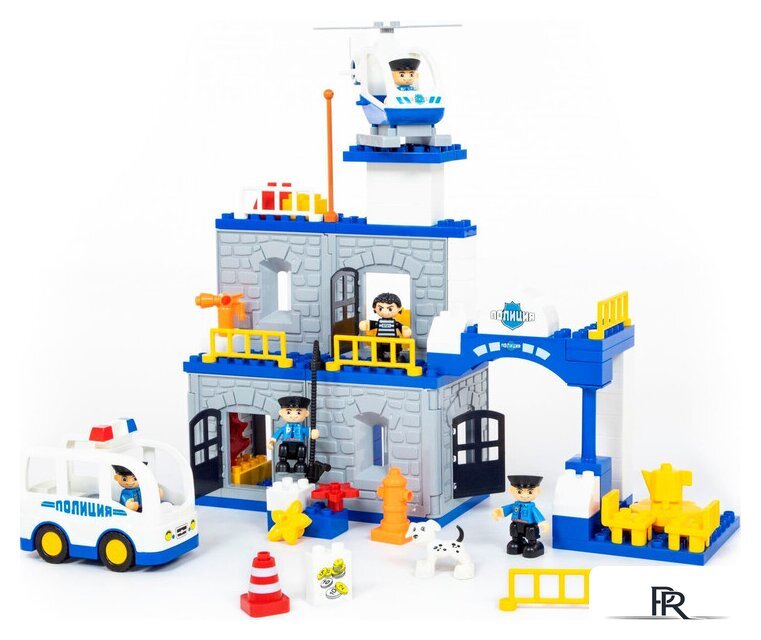 Конструктор Полесье 77530 Полицейский участок - Изображение №3 — Интернет-магазин ПроЗаказ