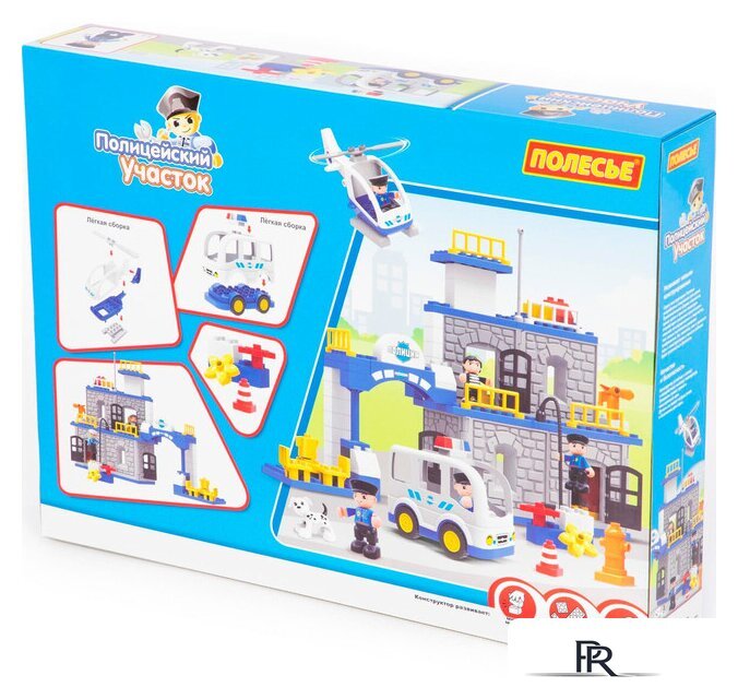 Конструктор Полесье 77530 Полицейский участок - Изображение №2 — Интернет-магазин ПроЗаказ