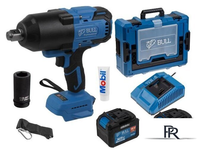 Гайковерт Bull SC 1810 1329727 (с 2-мя АКБ, кейс) - Изображение №1 — Интернет-магазин ПроЗаказ