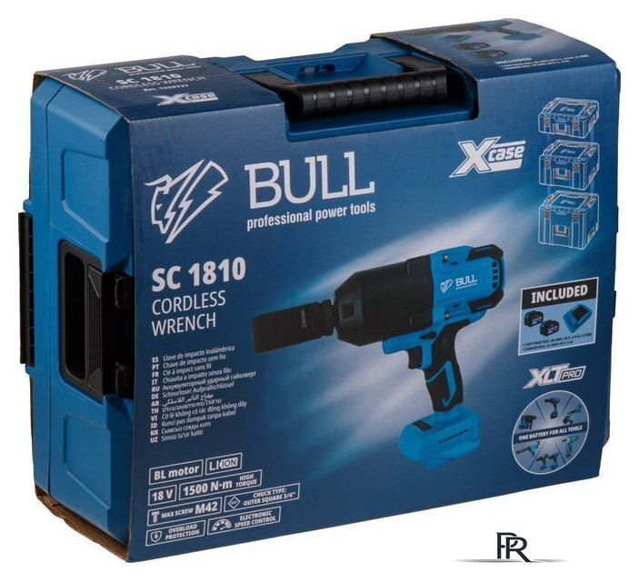 Гайковерт Bull SC 1810 1329727 (с 2-мя АКБ, кейс) - Изображение №7 — Интернет-магазин ПроЗаказ