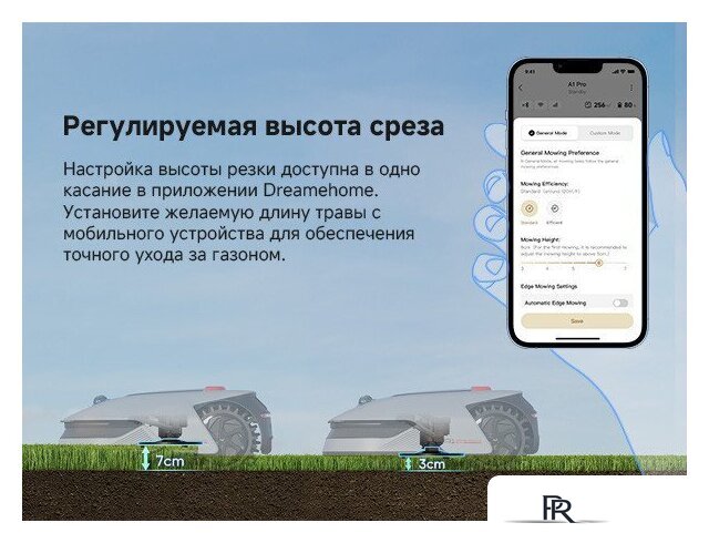 Газонокосилка-робот Dreame A1 Pro 800 - Изображение №20 — Интернет-магазин ПроЗаказ