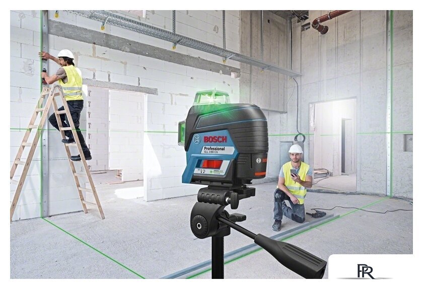 Лазерный нивелир Bosch GLL 3-80 CG Professional (с держателем BM 1) - Изображение №3 — Интернет-магазин ПроЗаказ