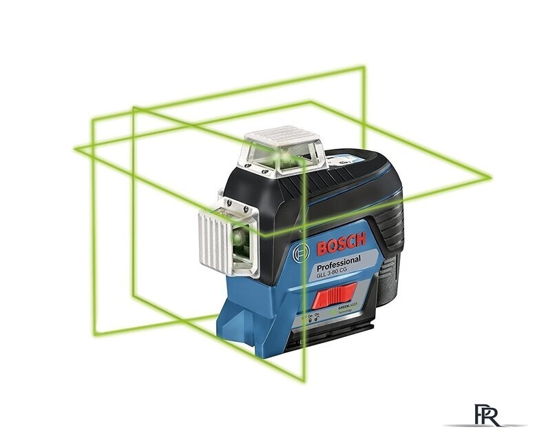 Лазерный нивелир Bosch GLL 3-80 CG Professional (с держателем BM 1) - Изображение №2 — Интернет-магазин ПроЗаказ