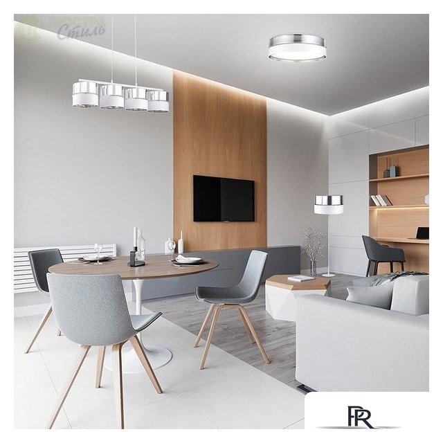 Подвесная люстра TK Lighting Hilton Silver 4177 - Изображение №2 — Интернет-магазин ПроЗаказ