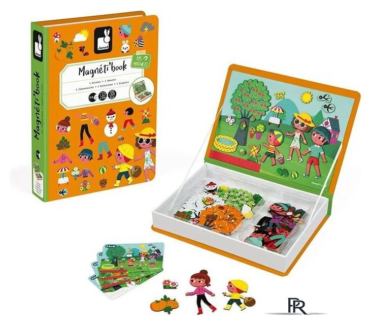Развивающая игра Janod Книга-игра Времена года Магнитная J02721 - Изображение №2 — Интернет-магазин ПроЗаказ