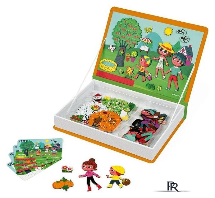Развивающая игра Janod Книга-игра Времена года Магнитная J02721 - Изображение №3 — Интернет-магазин ПроЗаказ