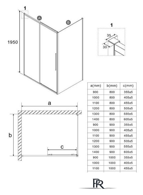 Душевой уголок Niagara 100x100x195 NG-64-10A-A100-34 (хром/прозрачное стекло) - Изображение №10 — Интернет-магазин ПроЗаказ