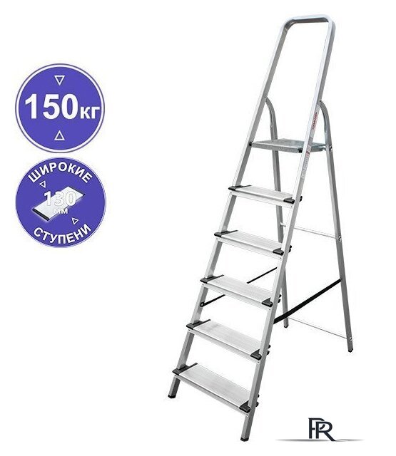 Лестница-стремянка Новая высота NV 1117 6 ступеней - Изображение №1 — Интернет-магазин ПроЗаказ