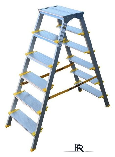 Лестница-стремянка Алюмет ASD 5206 (2х6 ступеней) - Изображение №1 — Интернет-магазин ПроЗаказ