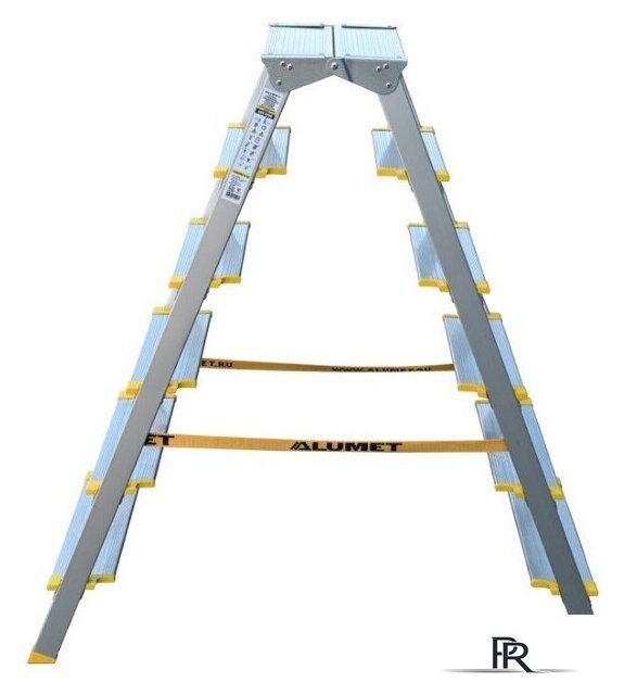 Лестница-стремянка Алюмет ASD 5206 (2х6 ступеней) - Изображение №2 — Интернет-магазин ПроЗаказ