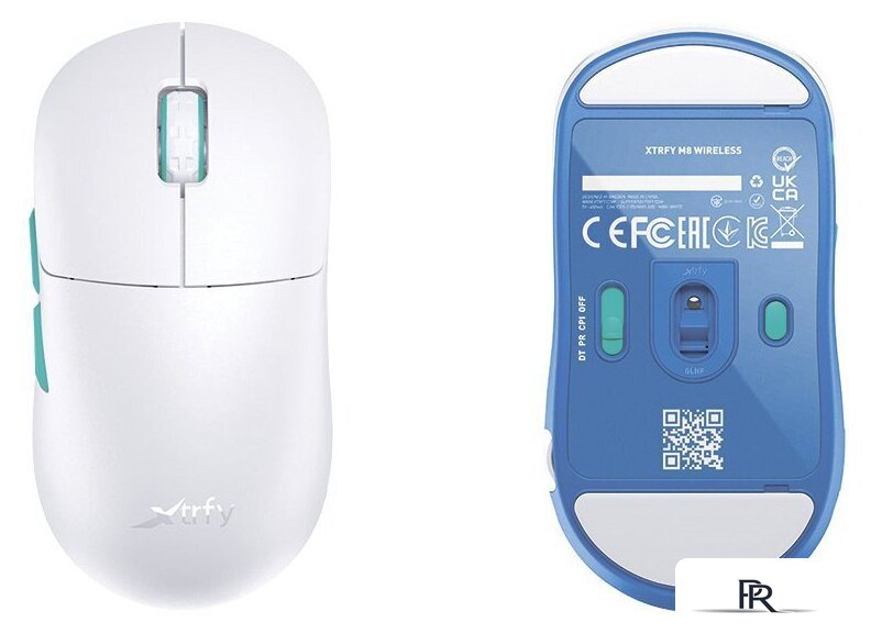 Игровая мышь Xtrfy M8 Wireless (белый) - Изображение №3 — Интернет-магазин ПроЗаказ