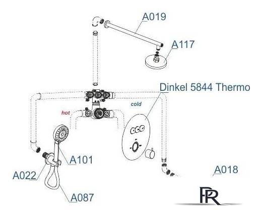 Душевая система  Wasserkraft A175817 - Изображение №6 — Интернет-магазин ПроЗаказ