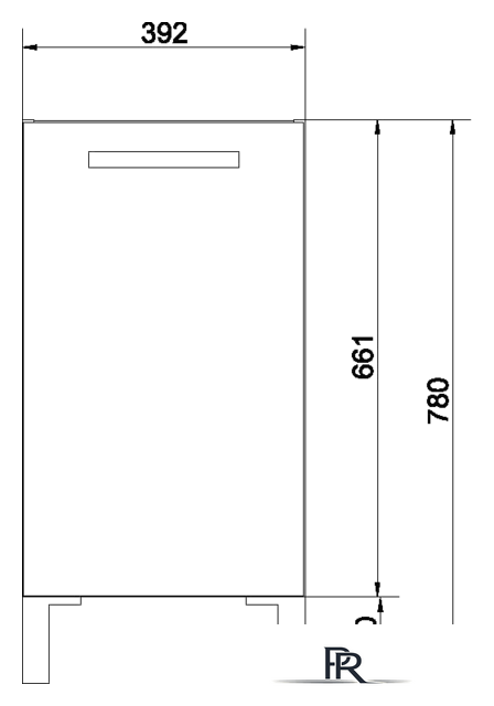  Cersanit Melar тумба под умывальник Como 40 [S614-008] - Изображение №2 — Интернет-магазин ПроЗаказ