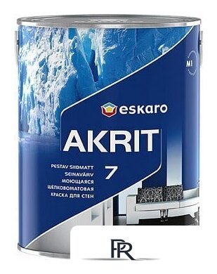 Краска Eskaro Akrit 7 9.5л (белый) - Изображение №1 — Интернет-магазин ПроЗаказ