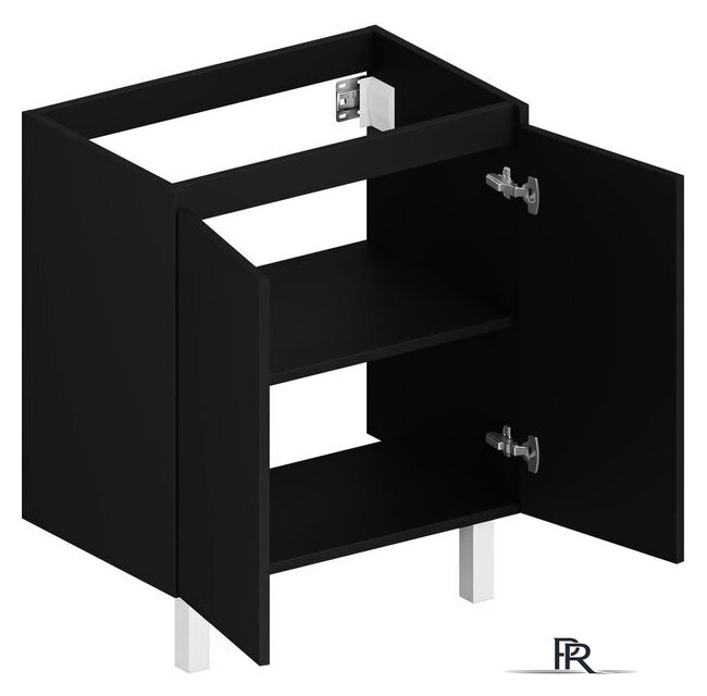  ЗОВ Тумба под умывальник Монови 80 M80LG0LGS (напольная/антрацит) - Изображение №5 — Интернет-магазин ПроЗаказ