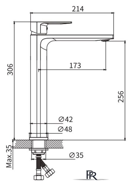 Умывальник Lauter 21886 + Reef 21CK8678C + сифон 21635CH + дон.клапан 21190CH (хром) - Изображение №7 — Интернет-магазин ПроЗаказ