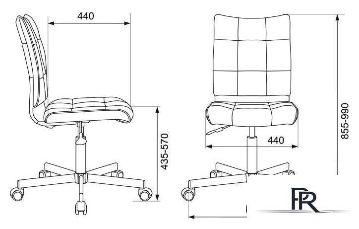 Офисное кресло Бюрократ CH-330M (бежевый) - Изображение №5 — Интернет-магазин ПроЗаказ