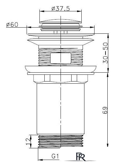Умывальник Lauter 21478 + клапан 21190W - Изображение №16 — Интернет-магазин ПроЗаказ