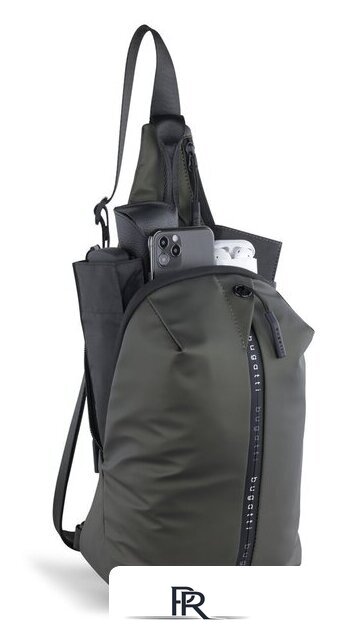 Городской рюкзак Bugatti Blanc 49660184 (оливковый) - Изображение №6 — Интернет-магазин ПроЗаказ