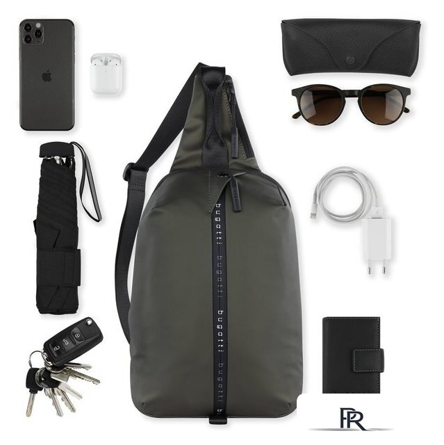 Городской рюкзак Bugatti Blanc 49660184 (оливковый) - Изображение №7 — Интернет-магазин ПроЗаказ