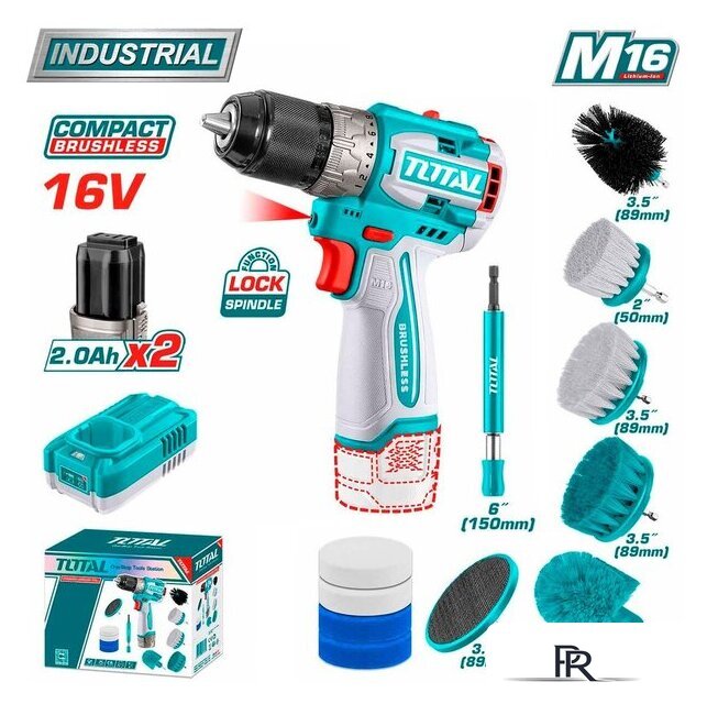 Дрель-шуруповерт Total TOSLI240786 (с 2-мя АКБ) - Изображение №1 — Интернет-магазин ПроЗаказ