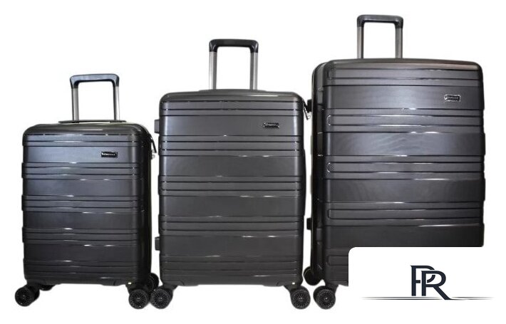 Комплект чемоданов Mironpan 11271 (3шт, черный) - Изображение №1 — Интернет-магазин ПроЗаказ