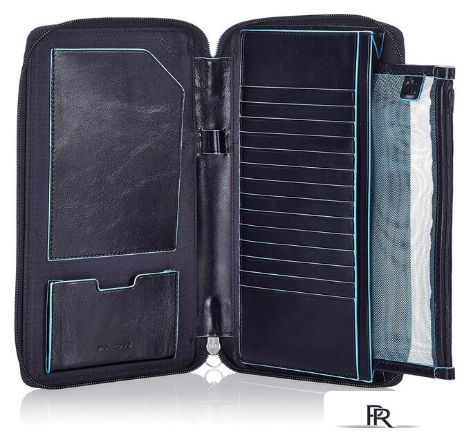 Кошелек Piquadro Blue square PP3246B2/BLU2 - Изображение №2 — Интернет-магазин ПроЗаказ