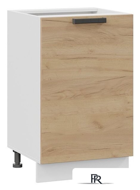 Шкаф напольный Трия Детройт 1Н5 (белый/дуб крафт золотой) - Изображение №1 — Интернет-магазин ПроЗаказ