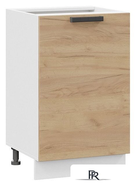 Шкаф напольный Трия Детройт 1Н5 (белый/дуб крафт золотой) - Изображение №4 — Интернет-магазин ПроЗаказ