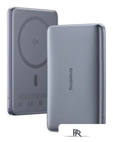 Внешний аккумулятор Baseus PicoGo AM41 Ultra-Slim Qi2 Magnetic Power Bank 10000mAh (серый) - Изображение №4 — Интернет-магазин ПроЗаказ