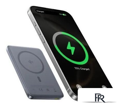 Внешний аккумулятор Baseus PicoGo AM41 Ultra-Slim Qi2 Magnetic Power Bank 10000mAh (серый) - Изображение №3 — Интернет-магазин ПроЗаказ