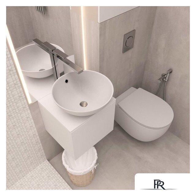  ЗОВ Тумба под умывальник Кито 40 K40LW0MWMC-LDSPWС0 (белый матовый) - Изображение №6 — Интернет-магазин ПроЗаказ