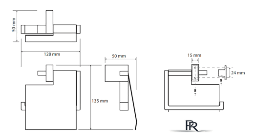 Держатель для туалетной бумаги Bemeta Gamma 145812012 - Изображение №2 — Интернет-магазин ПроЗаказ