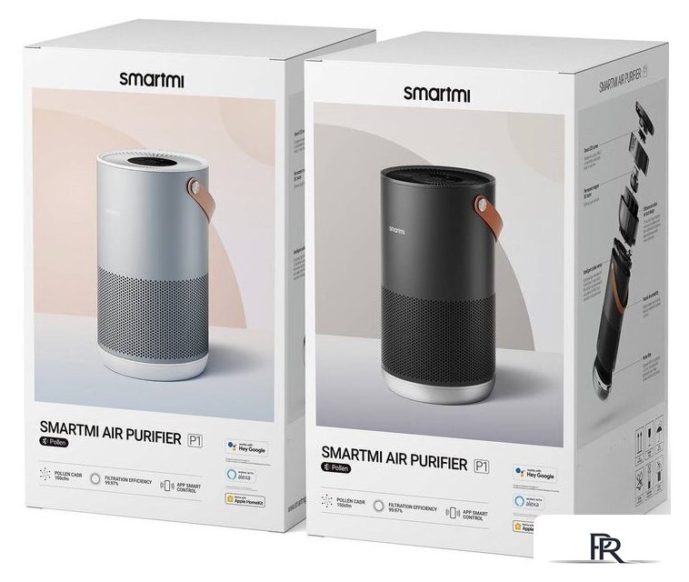 Очиститель воздуха SmartMi Air Purifier P1 ZMKQJHQP11 (международная версия, темно-серый) - Изображение №9 — Интернет-магазин ПроЗаказ