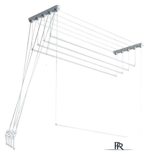 Сушилка для белья Comfort Alumin Euro Premium потолочная 5 прутьев 200 см - Изображение №1 — Интернет-магазин ПроЗаказ