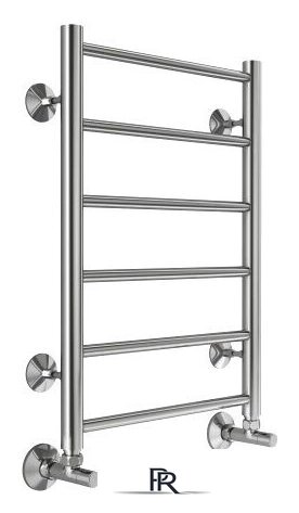 Полотенцесушитель TERMINUS Аврора П6 400x600 нп (хром) - Изображение №2 — Интернет-магазин ПроЗаказ