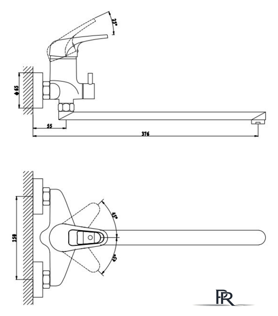 Смеситель Gross Aqua Optima 7518511С-35F - Изображение №2 — Интернет-магазин ПроЗаказ