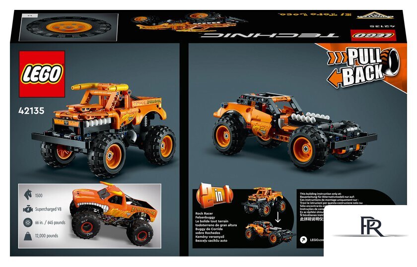 Конструктор LEGO Technic 42135 Monster Jam El Toro Loco - Изображение №13 — Интернет-магазин ПроЗаказ