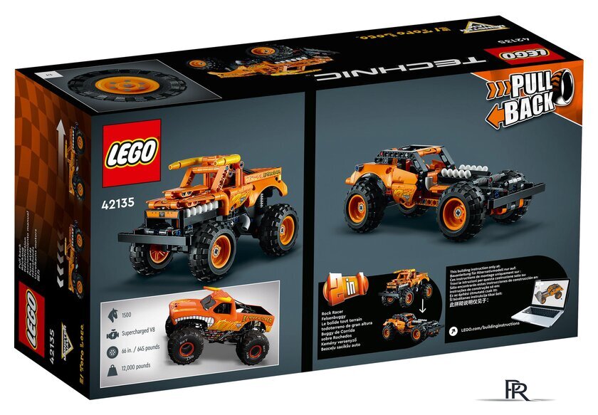 Конструктор LEGO Technic 42135 Monster Jam El Toro Loco - Изображение №16 — Интернет-магазин ПроЗаказ