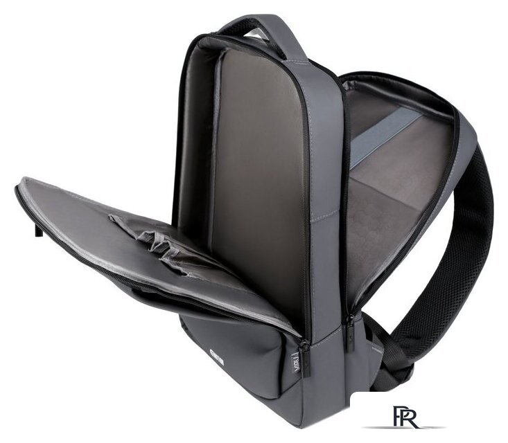 Городской рюкзак Miru Emotion 15.6 (серый) - Изображение №6 — Интернет-магазин ПроЗаказ