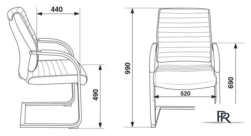 Офисный стул Бюрократ T-8010-LOW-V/IVORY (слоновая кость) - Изображение №5 — Интернет-магазин ПроЗаказ