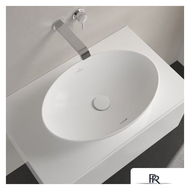 Умывальник Villeroy & Boch Loop&Friends Stone White 4A4700RW - Изображение №4 — Интернет-магазин ПроЗаказ