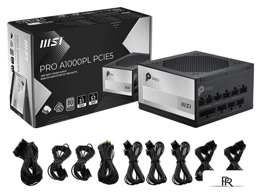 Блок питания MSI PRO A1000PL PCIE5 - Изображение №5 — Интернет-магазин ПроЗаказ