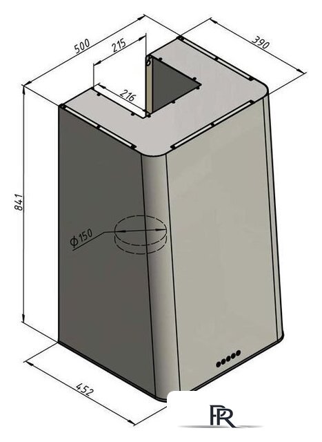 Кухонная вытяжка Elikor MIX 50П-650-Э3Д 942323 (белый) - Изображение №3 — Интернет-магазин ПроЗаказ
