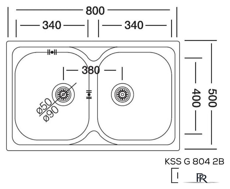 Кухонная мойка Kernau KSS G 804 2B Silver - Изображение №2 — Интернет-магазин ПроЗаказ