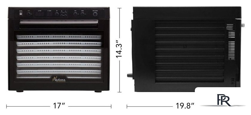 Сушилка для овощей и фруктов Tribest Sedona Classic SD-P9000-B - Изображение №4 — Интернет-магазин ПроЗаказ