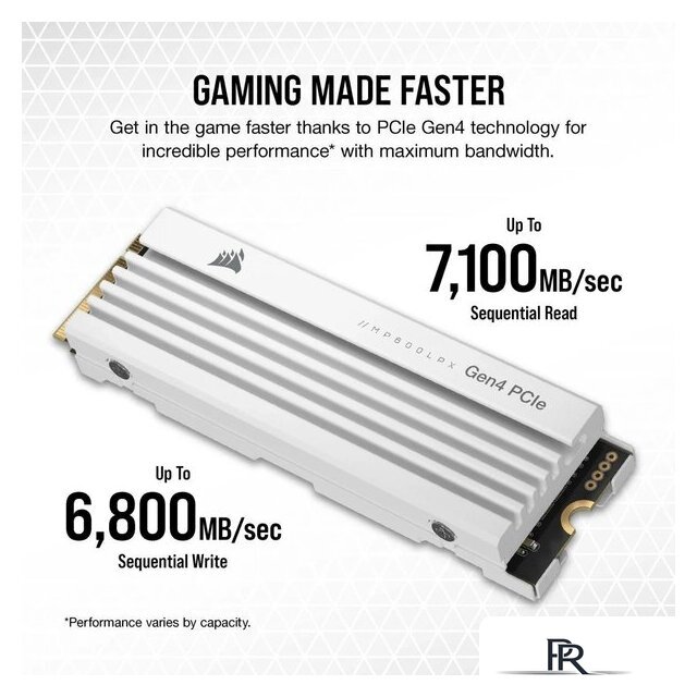 SSD Corsair MP600 Pro LPX 2TB CSSD-F2000GBMP600PLPW - Изображение №4 — Интернет-магазин ПроЗаказ