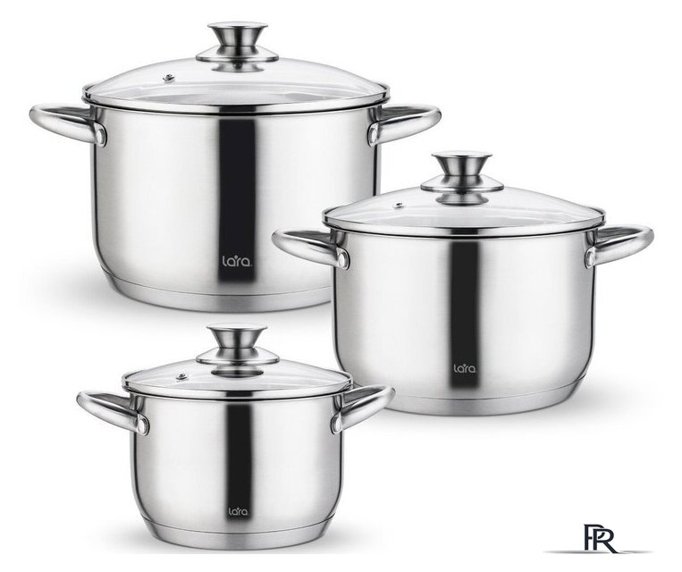 Набор кастрюль Lara Афина LR02-128 - Изображение №1 — Интернет-магазин ПроЗаказ